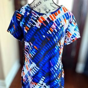 CATO Abstract Art Print Mod Dress